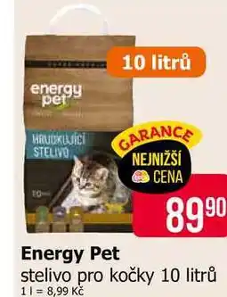 Teta Energy Pet stelivo pro kočky 10 litrů nabídka