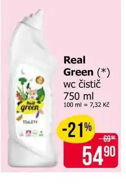 Teta Real Green WC čistič nabídka