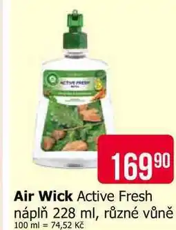 Teta Air Wick Active Fresh náplň 228 ml, různé vůně nabídka