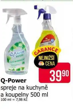 Teta QPower spreje na kuchyně a koupelny nabídka