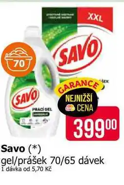 Teta SAVO gel/prášek 70/65 dávek nabídka