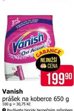 Teta Vanish Oxi Action prášek na koberce nabídka