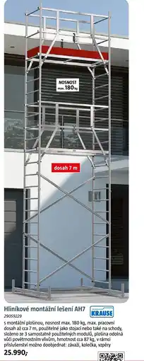 Bauhaus Hliníkové montážní lešení AH7 nabídka