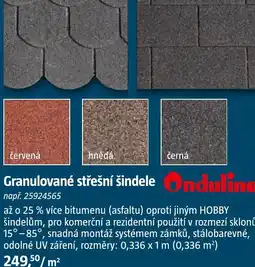 Bauhaus Granulované střešní šindele nabídka