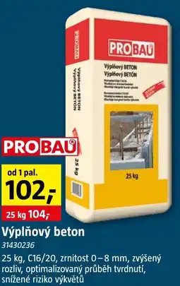 Bauhaus PROBAU Výplňový BETON nabídka