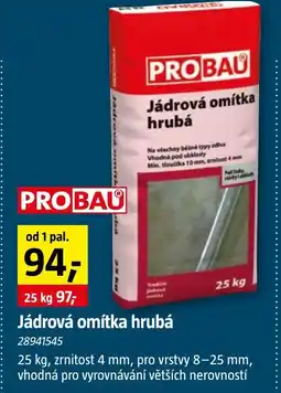 Bauhaus PROBAU Jádrová omítka hrubá nabídka