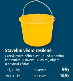 Bauhaus Stavební vědro zesílené nabídka