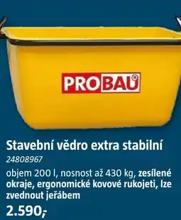 Bauhaus Stavební vědro extra stabilní nabídka