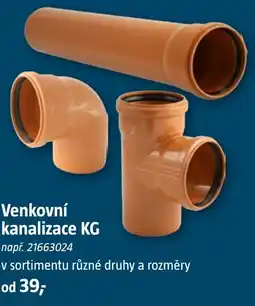 Bauhaus Venkovní kanalizace KG nabídka