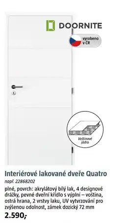 Bauhaus Interiérové lakované dveře Quatro nabídka