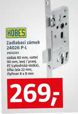 Bauhaus Zadlabací zámek 24026 P-L nabídka