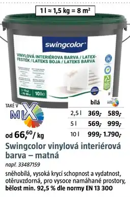 Bauhaus Swingcolor vinylová interiérová barva - matná nabídka