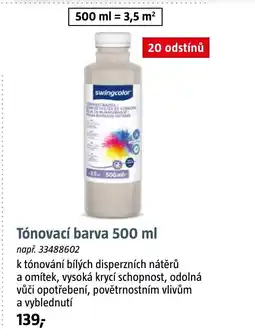 Bauhaus Tónovací barva nabídka