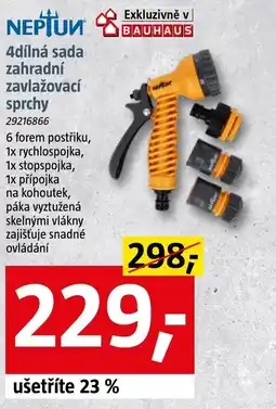 Bauhaus 4dílná sada zahradní zavlažovací sprchy nabídka