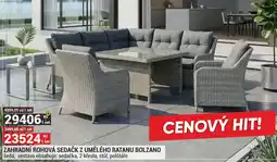 Merkury Market Zahradní rohová sedačk z umělého ratanu bolzano nabídka