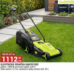 Merkury Market Elektrická sekačka GAKYK1002 nabídka