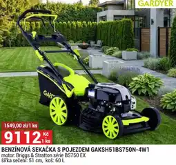 Merkury Market Benzínová sekačka s pojezdem GAKSH51BS750N-4W1 nabídka