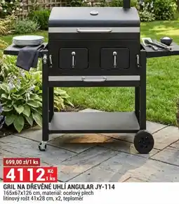 Merkury Market Gril na dřevěné uhlí angular JY-114 nabídka