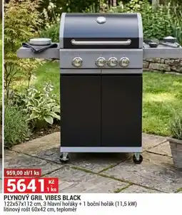 Merkury Market Plynový gril vibes black nabídka