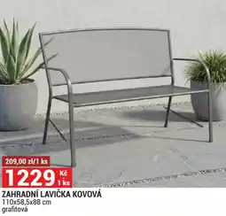Merkury Market Zahradní lavička kovová nabídka