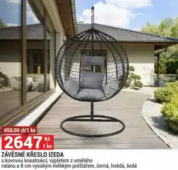 Merkury Market Závěsné křeslo izeda nabídka