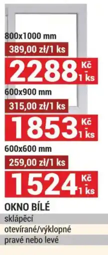 Merkury Market Okno bílé nabídka