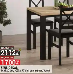 Merkury Market Stůl oskar nabídka