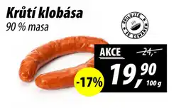 ZEMAN Krůtí klobása nabídka