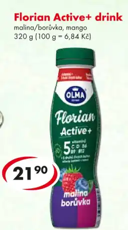 CBA Olma Florian Active+ drink nabídka