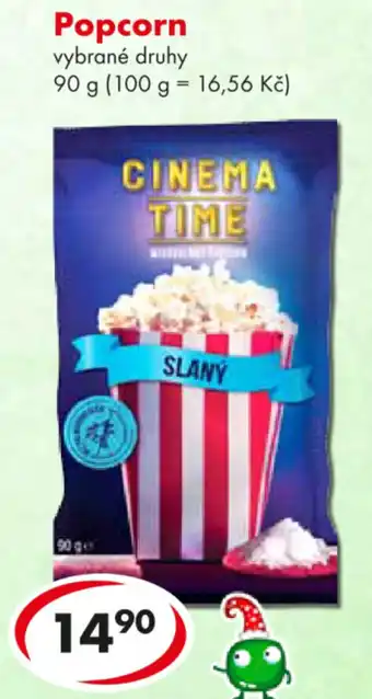 CBA Popcorn nabídka
