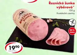 CBA Řeznická šunka výběrová nabídka