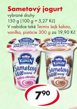 CBA Sametový jogurt nabídka