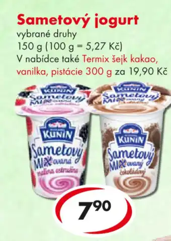 CBA Sametový jogurt nabídka
