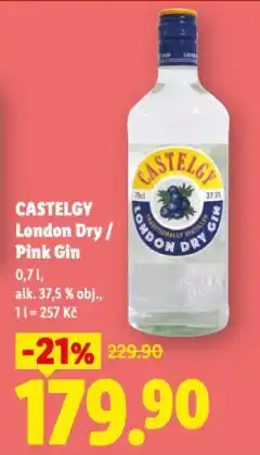 Lidl Castelgy pink gin nabídka