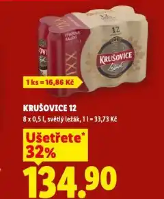 Lidl Pivo krušovice nabídka