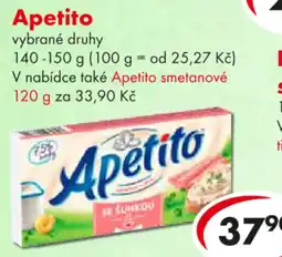 CBA Apetito nabídka