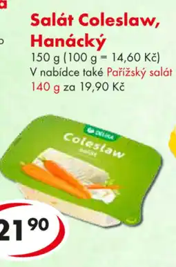 CBA Salát Coleslaw, Hanácký nabídka