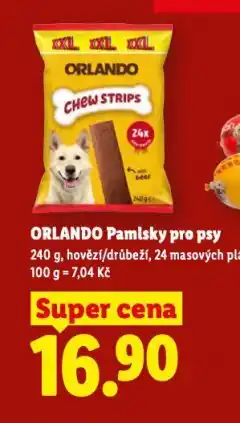 Lidl Orlando pamlsky pro psy nabídka