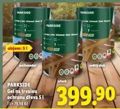 Lidl Parkside gel na trvalou ochranu dřeva nabídka