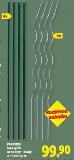 Lidl Parkside sada tyček na rotliny nabídka