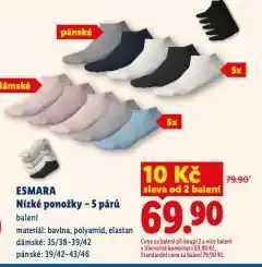 Lidl Ponožky nabídka
