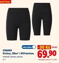 Lidl Kraťasy nabídka