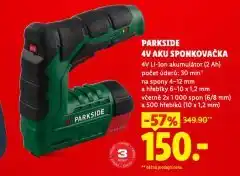 Lidl Parkside aku sponkovačka nabídka