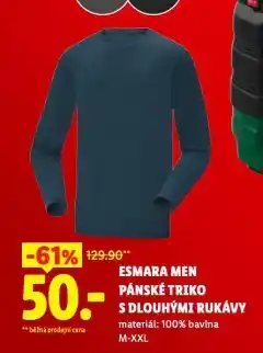 Lidl Pánské triko s dlouhými rukávy nabídka