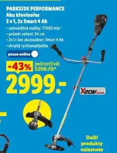 Lidl Parkside aku křovinořez nabídka