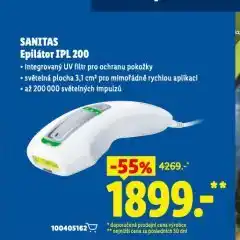 Lidl Sanitas epilátor nabídka