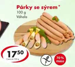 CBA Párky se sýrem nabídka