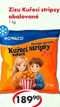 CBA Nowaco Zizu Kuřecí stripsy obalované nabídka