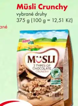 CBA Müsli Crunchy nabídka
