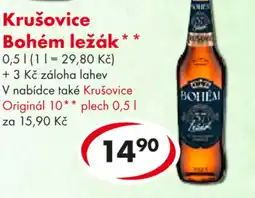 CBA Krušovice Bohém ležák nabídka